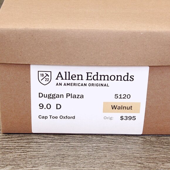 Allen Edmonds DUGGAN PLAZA Oxford 9 D Walnut * add $15 new Cedar Trees main image 9
